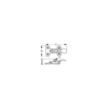 Sea-Dog 2221101 Anti-Rattle Fastener, Chrome/Brass, Carded, A: 4" B: 15/16" C: 1/4" D: 2", #10 FH -Modern Boat Sales & Service