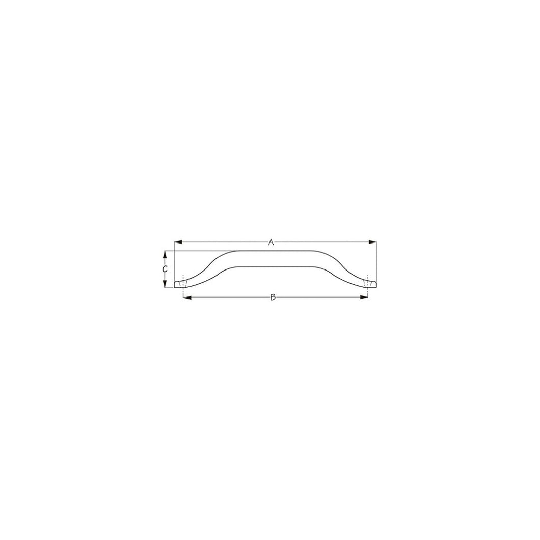 SeaDog Surface Mount Hand Rail | Formed 304 Stainless Steel | 1