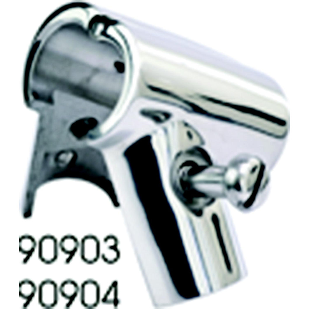 SeaDog 2906041 90A Hinged Tee Rail Fitting, 316 Stainless, 1