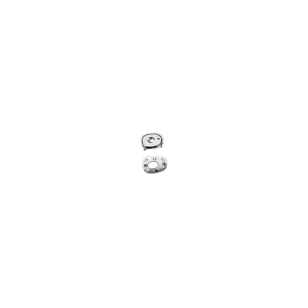 SeaDog 2991011 Canvas Socket & Back Plate, Nickel Plated Brass, 3 Sets -Modern Boat Sales & Service