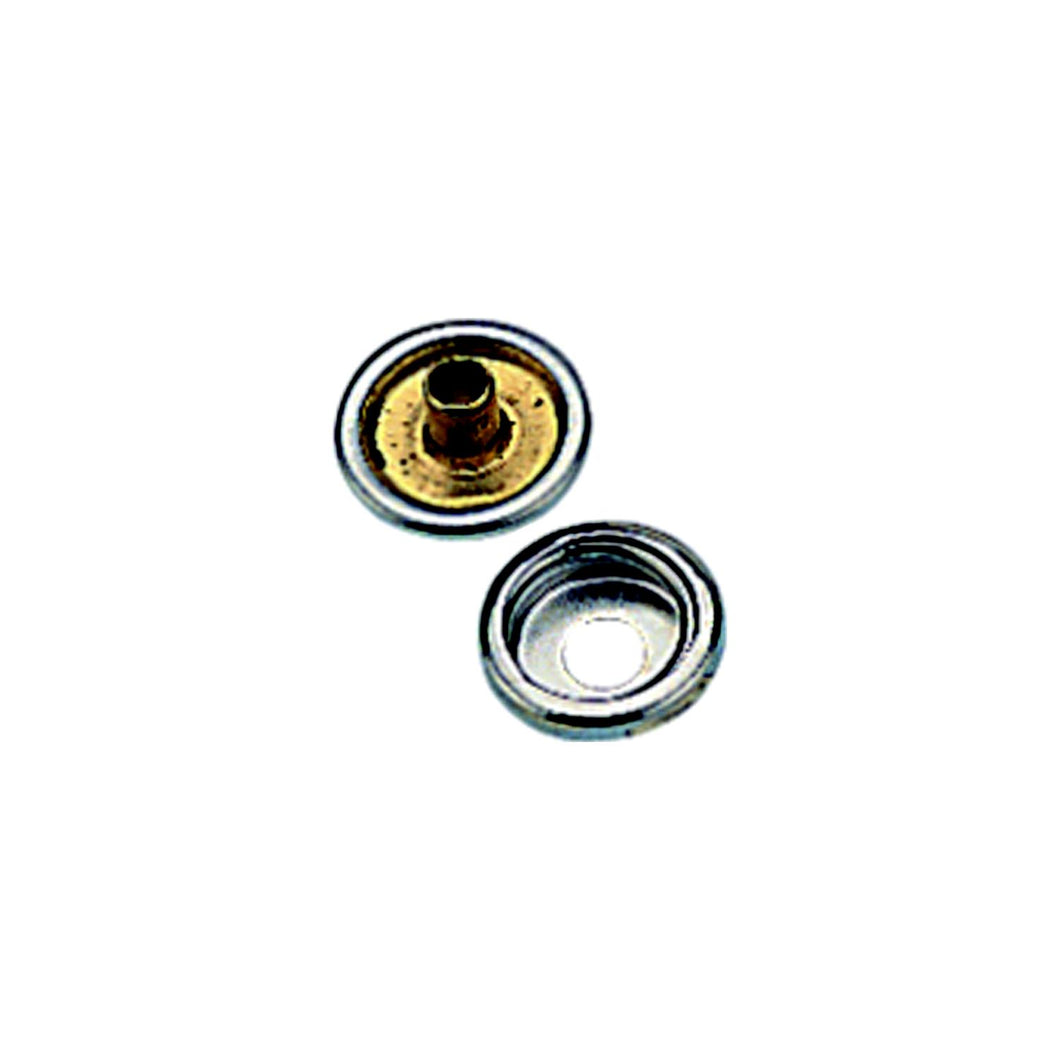 Sea-Dog 2991081 Snap Cap & Socket, Nickel Plated Brass, 6 sets -Modern Boat Sales & Service