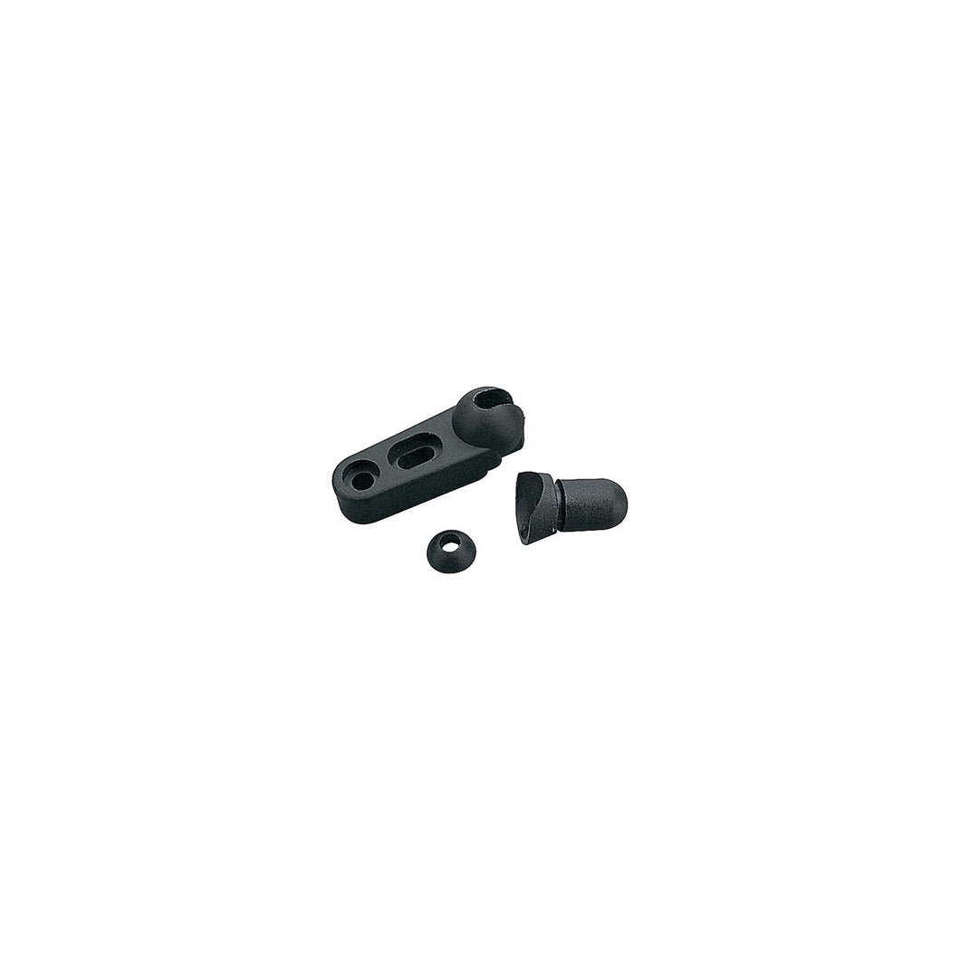 Windshield Brace Foot, Black, Pair -Modern Boat Sales & Service