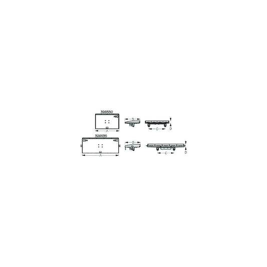Sea-Dog 3265303 Fillet & Prep Table Square Rail Mount, A:20", B:12-5/8", C 13-1/2", D:2", Medium, Fits Tubing: 1"-1-1/4" -Modern Boat Sales & Service