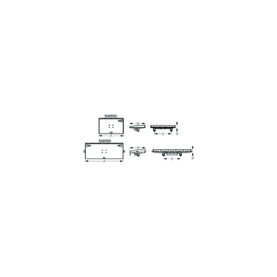 Sea-Dog 3265303 Fillet & Prep Table Square Rail Mount, A:20