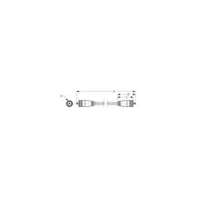 Sea-Dog 3298041 Coaxial Cable Assembly, A:10", B: 2", C:1-3/4", D:11/16", -Modern Boat Sales & Service