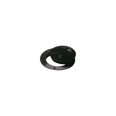 Seadog 3361651 Smooth Finish Quarter-Turn Deck Plate, Black,A:6-1/2