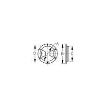 SeaDog Quarter-Turn Deck Plate with Internal Collar | #8 Fastener | Black Finish -Modern Boat Sales & Service