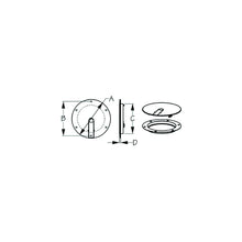 Sea-Dog 3364101 Low Profile Pop-Out Deck Plate, A: 6" , B:5-1/4", C=4-1/8", D: 3/16", White, #8 FH Default Title -Modern Boat Sales & Service