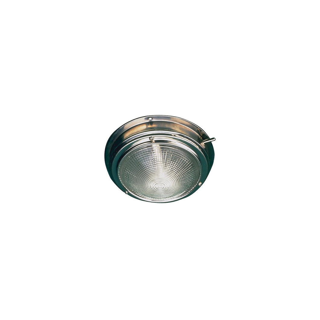 SeaDog 4002001 Stainless Steel Dome Light, 12V with On/Off Switch, 6-3/4