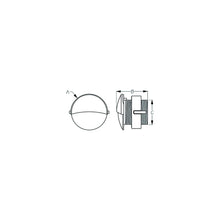 SeaDog 401270 LED Flush Mount Round Courtesy Light with Stainless Cover | White Finish -Modern Boat Sales & Service