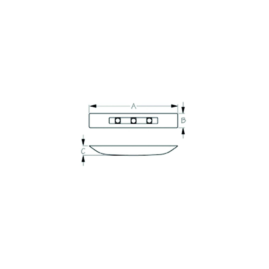 SeaDog 401422 Large Deluxe LED 9-28 Voltage Courtesy Light | Facing Forward | White Finish Default Title -Modern Boat Sales & Service