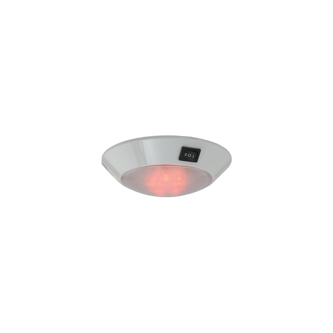 SeaDog 401757 Plastic 5 Red & 15 White LED Day & Night 12V Dome Light | #8 Fastener | White Finish Default Title -Modern Boat Sales & Service