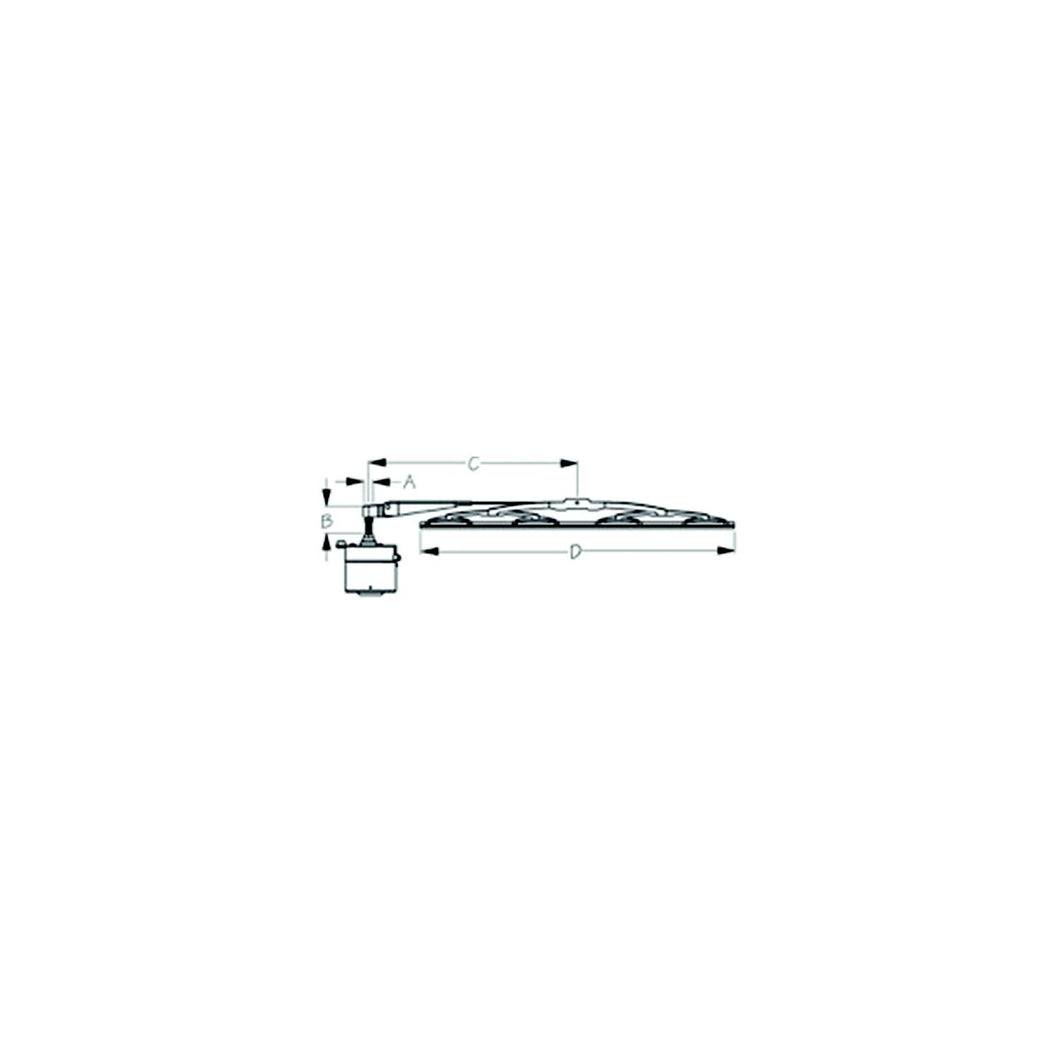 SeaDog Standard Wiper 12V Motor Kit | Black Finish | Includes Motor, 11