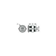 SeaDog 421625 Round Digital 4 to 30 Voltage & 10 Amp Meter | Injected Molded Nylon -Modern Boat Sales & Service