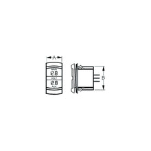 Cobra Dual Voltmeter - Rocker Switch Style Default Title -Modern Boat Sales & Service