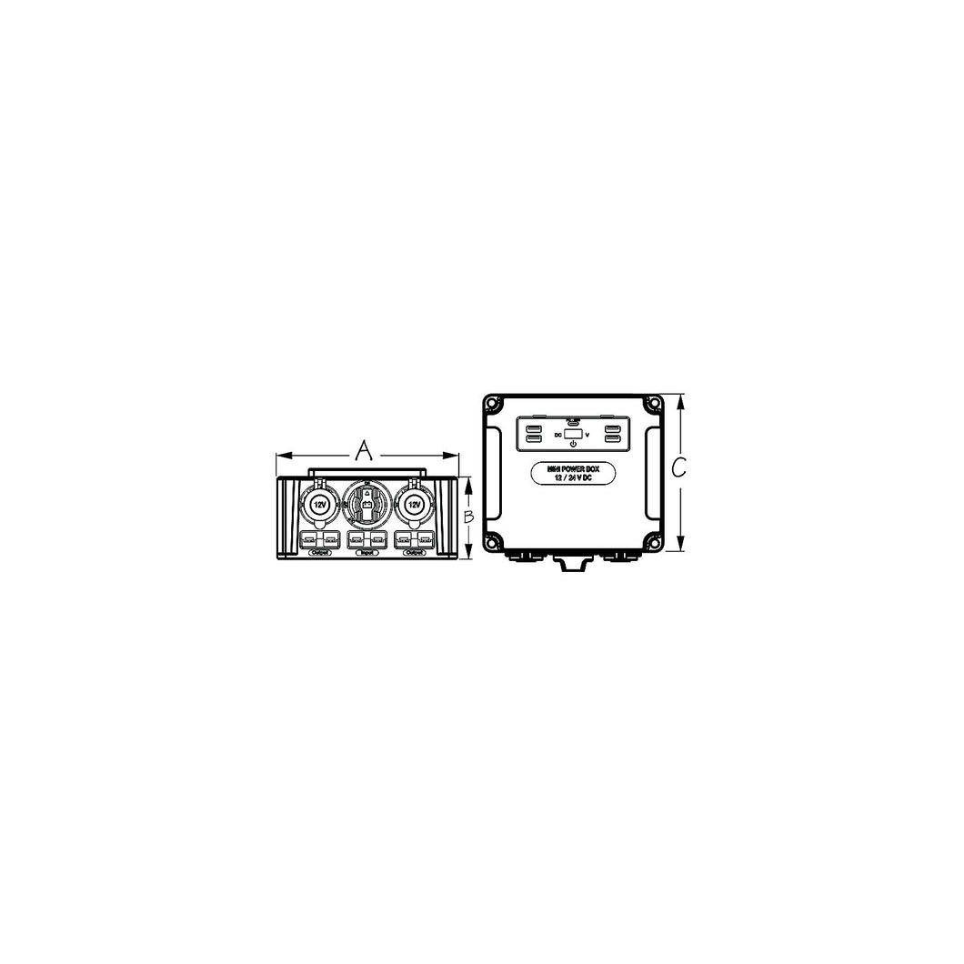 SeaDog 4227373 Power Box - Battery Switch, 12/24V, 50A Default Title -Modern Boat Sales & Service