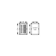Sea-Dog 4241101 6-Gang Vertical Rocker Switch Fuse Panel -Modern Boat Sales & Service