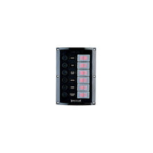 SeaDog 424116 Splash Gard Vertical 6 Gang Rocker Switch Panel, 6-1/2" x 4-1/2" -Modern Boat Sales & Service