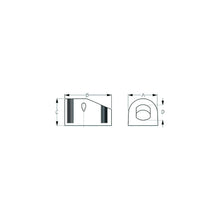 Sea-Dog 4260281 Tent Mount Socket Panel, A:3-7/8", B: 3", C: 1-15/16", D:1-1/8", 2 holes, 6 FH weight: .10 Default Title -Modern Boat Sales & Service