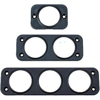 Sea-Dog, 4260331, Back Mount Socket Panel, A: 5-3/16