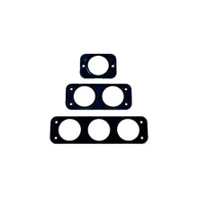 Sea-Dog, 4260331, Back Mount Socket Panel, A: 5-3/16", B: 1", C: 1-1/8", Black, Holes: 3, #8 FH Default Title -Modern Boat Sales & Service