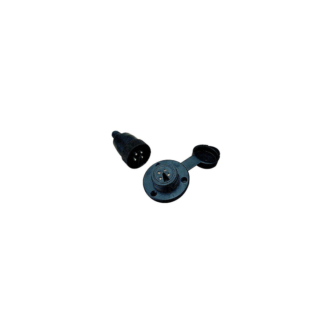 Polarized 4-Pin Electrical Connector Default Title -Modern Boat Sales & Service