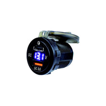 Seadog 4265111 USB 3.0 & USB-C Power Socket with Voltmeter, A:1-7/16" B: 1-1/2" C:1-1/8", Volts: 8-32 Default Title -Modern Boat Sales & Service