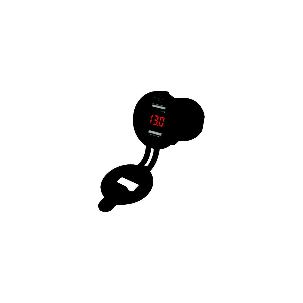 Seadog 4265171 Double USB Socket/Voltmeter w/Hidden Display -Modern Boat Sales & Service