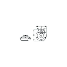 SeaDog 431310 Black Finish Hidden Mount 3 Amp 107 DB Mini Compact Horn | Powder Coated Steel Default Title -Modern Boat Sales & Service