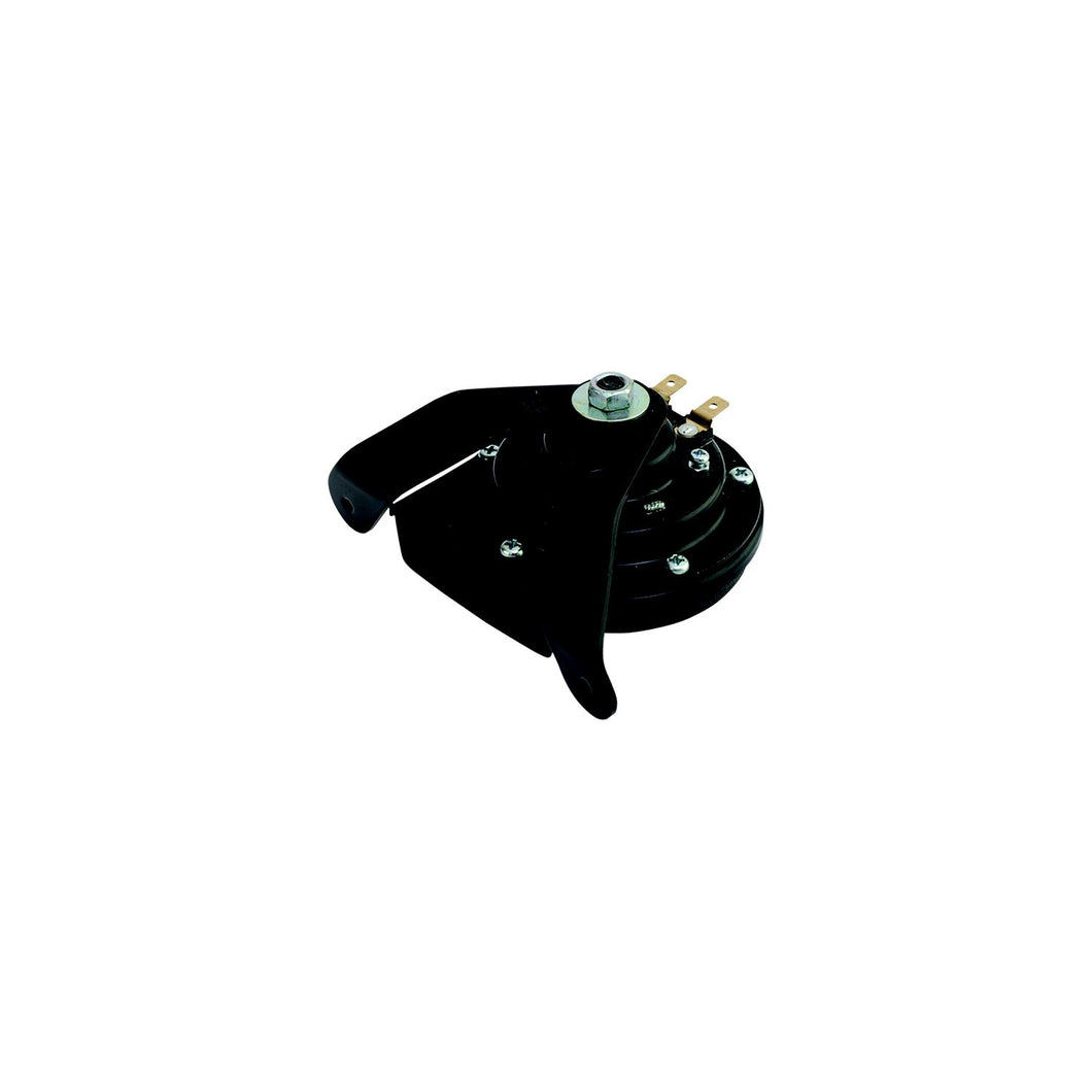SeaDog 431410 Black Finish 3 Amp 107 DB Mini Compact Horn & Bracket | Powder Coated Steel | 3-5/16