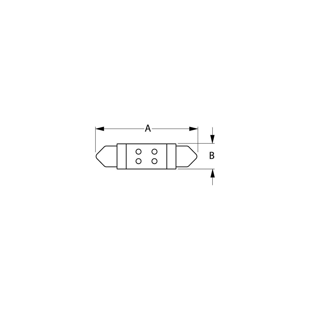 4 LED Festoon Bulb 1-1/2, 1/Cd Default Title -Modern Boat Sales & Service