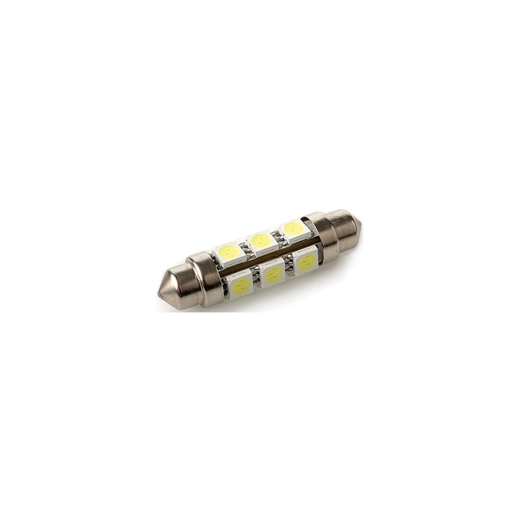 SeaDog 442431 Nickel Plated Brass 4 LED White Lights 12.8V .4 Watt All Around Festoon Default Title -Modern Boat Sales & Service
