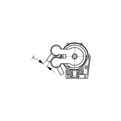 Sea-Dog 5170603 Galley Foot Pump, A: 1/2" Hose, #8 RH -Modern Boat Sales & Service