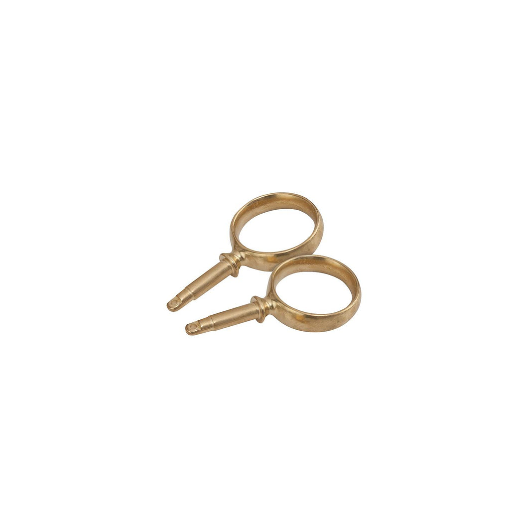 SeaDog 5805901 Brass Round Horn Oarlocks,A: 1/2