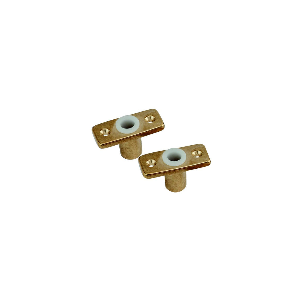 SeaDog 5806001 Brass Oarlock Sockets, Top Mt., A:1/2