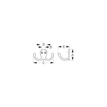 Sea-Dog 671515 Double Coat Hook - Brass Default Title -Modern Boat Sales & Service