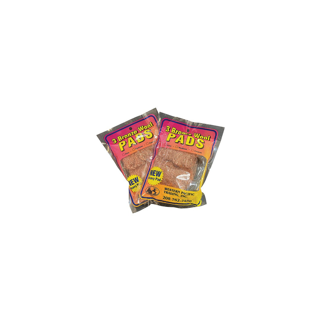 Bronze Wool Pads, Med. 3/Pack -Modern Boat Sales & Service