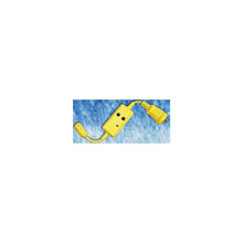 Hubbell HBL105GF Yellow Watertight 30A Twist Lock to 15A Straight Blade Adapter with GFCI 30 Default Title -Modern Boat Sales & Service