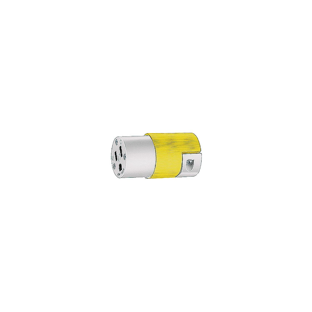 Hubbell HBL52CM69CYellow 15A 125V Connector Body -Modern Boat Sales & Service