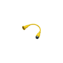 Hubbell HBL61CM55 Yellow Twist Lock Female to Twist Lock Male Adapter Default Title -Modern Boat Sales & Service