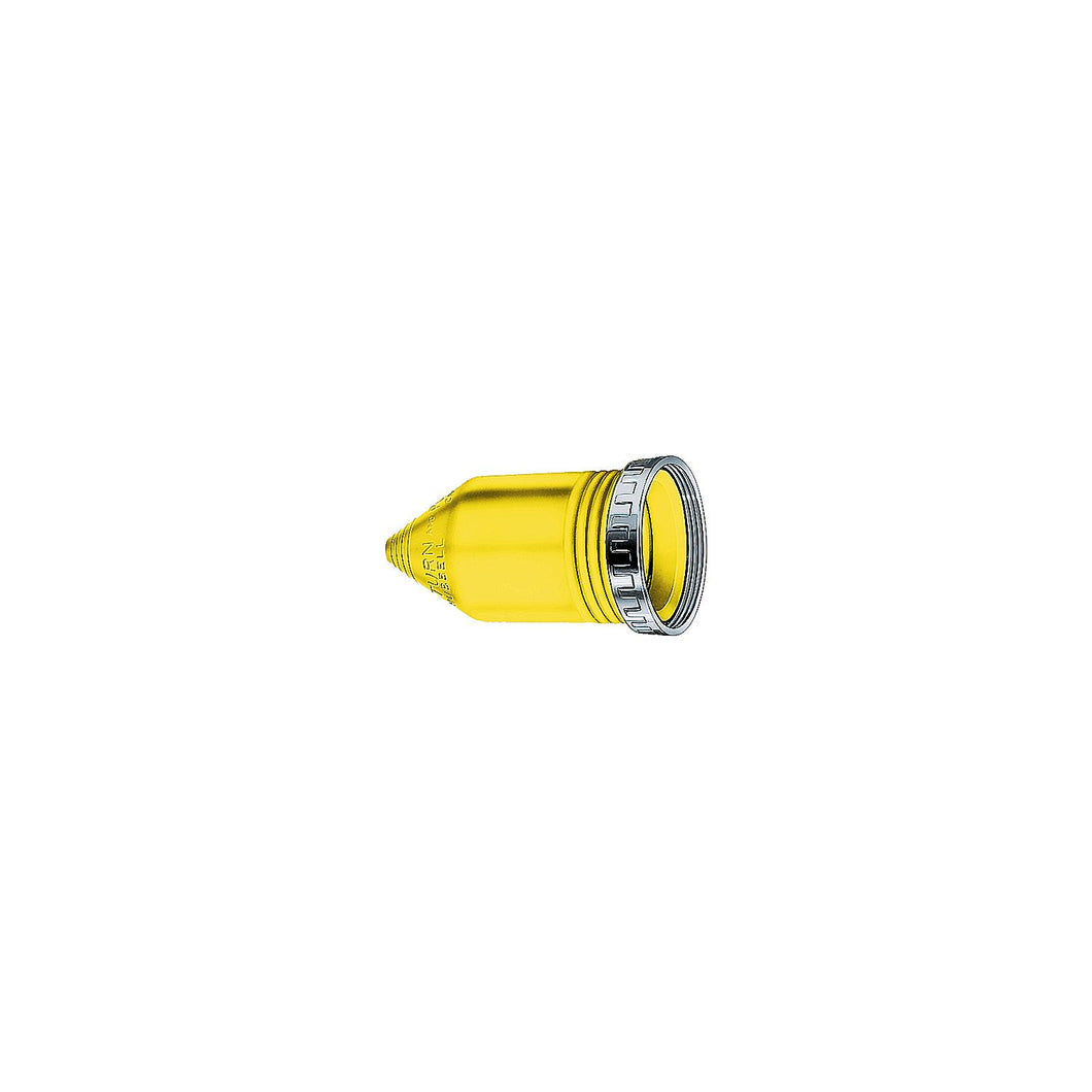 Hubbell HBL77CM15 Yellow Seal-Tite Cover & Stainless Steel Sealing Ring for Connector Body -Modern Boat Sales & Service