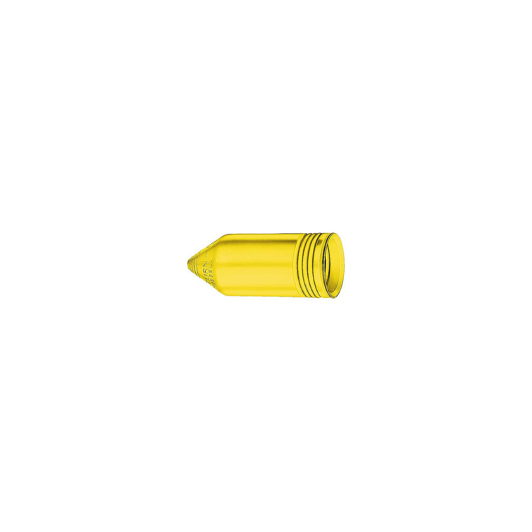 Hubbell HBL77CM17 Yellow Seal-Tite Cover for Weatherproofing Connector Bodies -Modern Boat Sales & Service