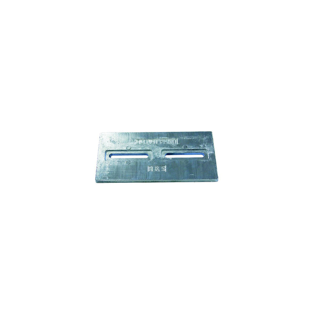 Zinc Plate w/Slots -Modern Boat Sales & Service