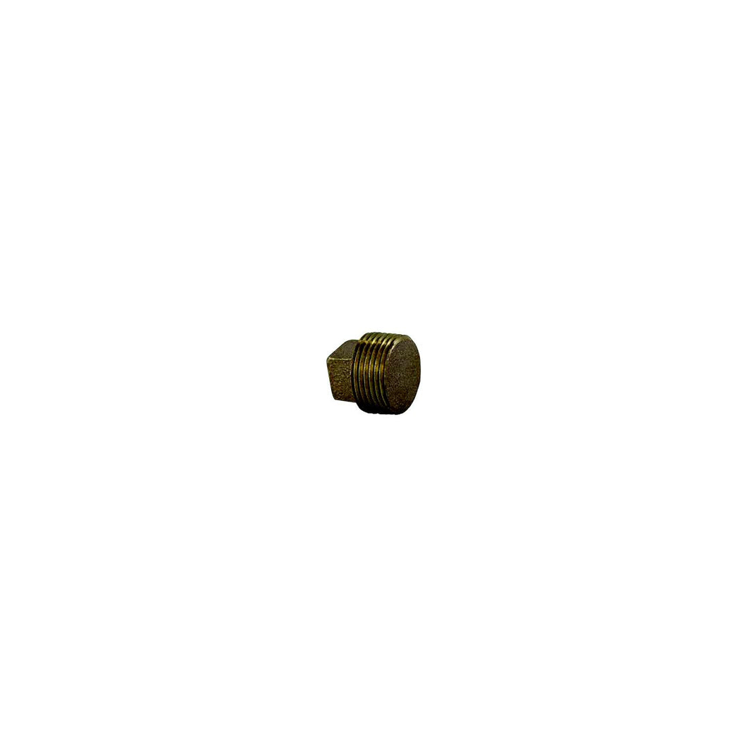 Brass Fitting 44672 Solid Square Head Plug -Modern Boat Sales & Service