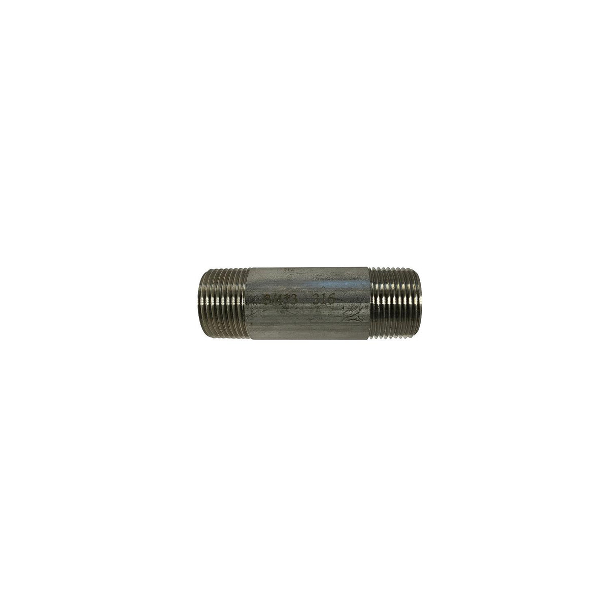 70080 316 Stainless Steel Nipple, 3/4" x Close -Modern Boat Sales & Service