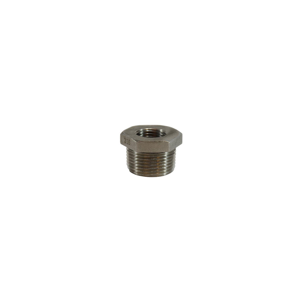 74524 316 Stainless Steel Hex Bushing, 1-1/2