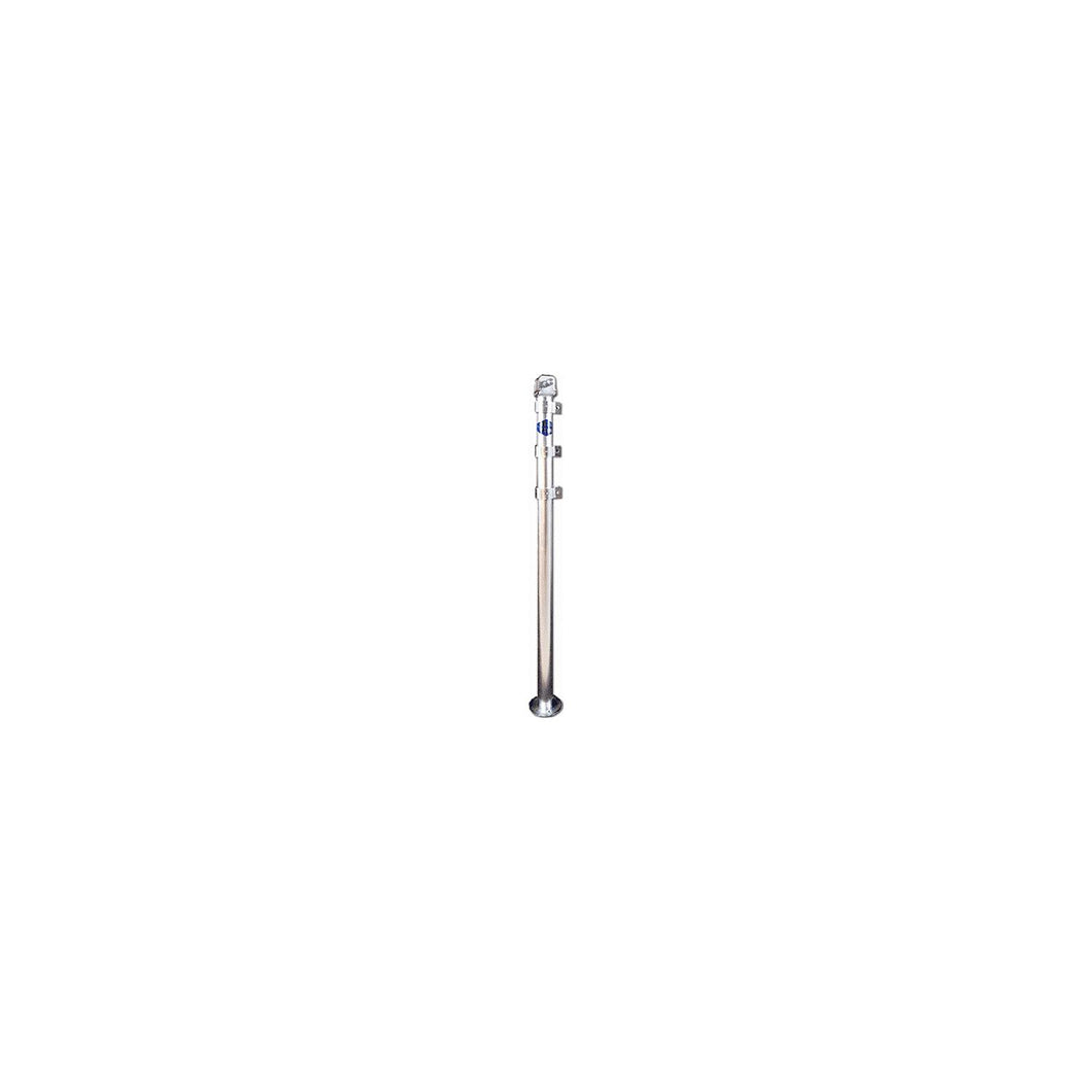 Rieco-Titan 44411 Mechanical Jack Post w/C-Ring Clamps, White, 1ea. -Modern Boat Sales & Service