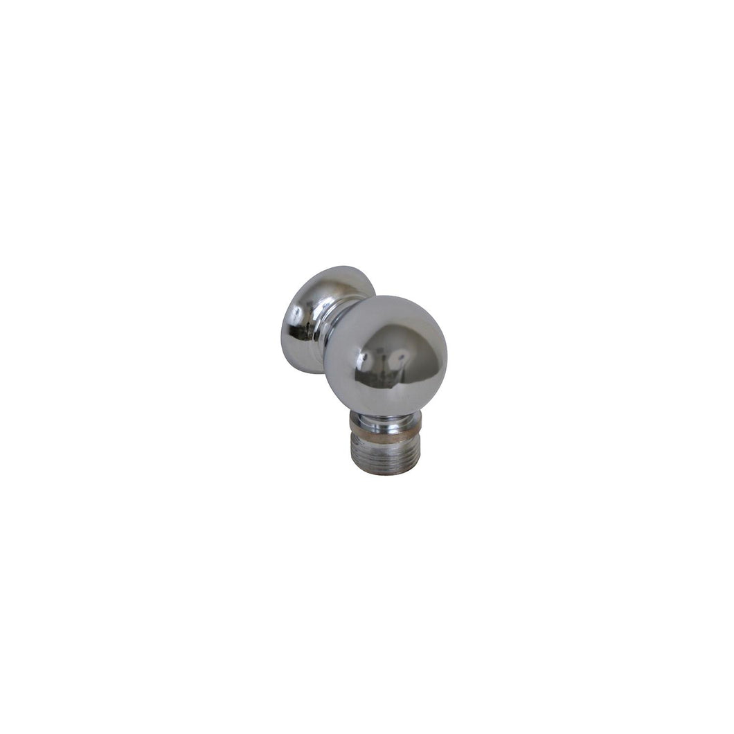 Scandvik 10003 Chrome Plated Brass Compact Bulkhead Connection For Shower Hose, 3/8