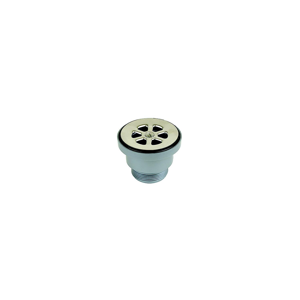 Scandvik 10352 Cockpit or Shower Drain Fits 2-1/16" Drain Hole, 1-1/2" Threaded Outlet -Modern Boat Sales & Service
