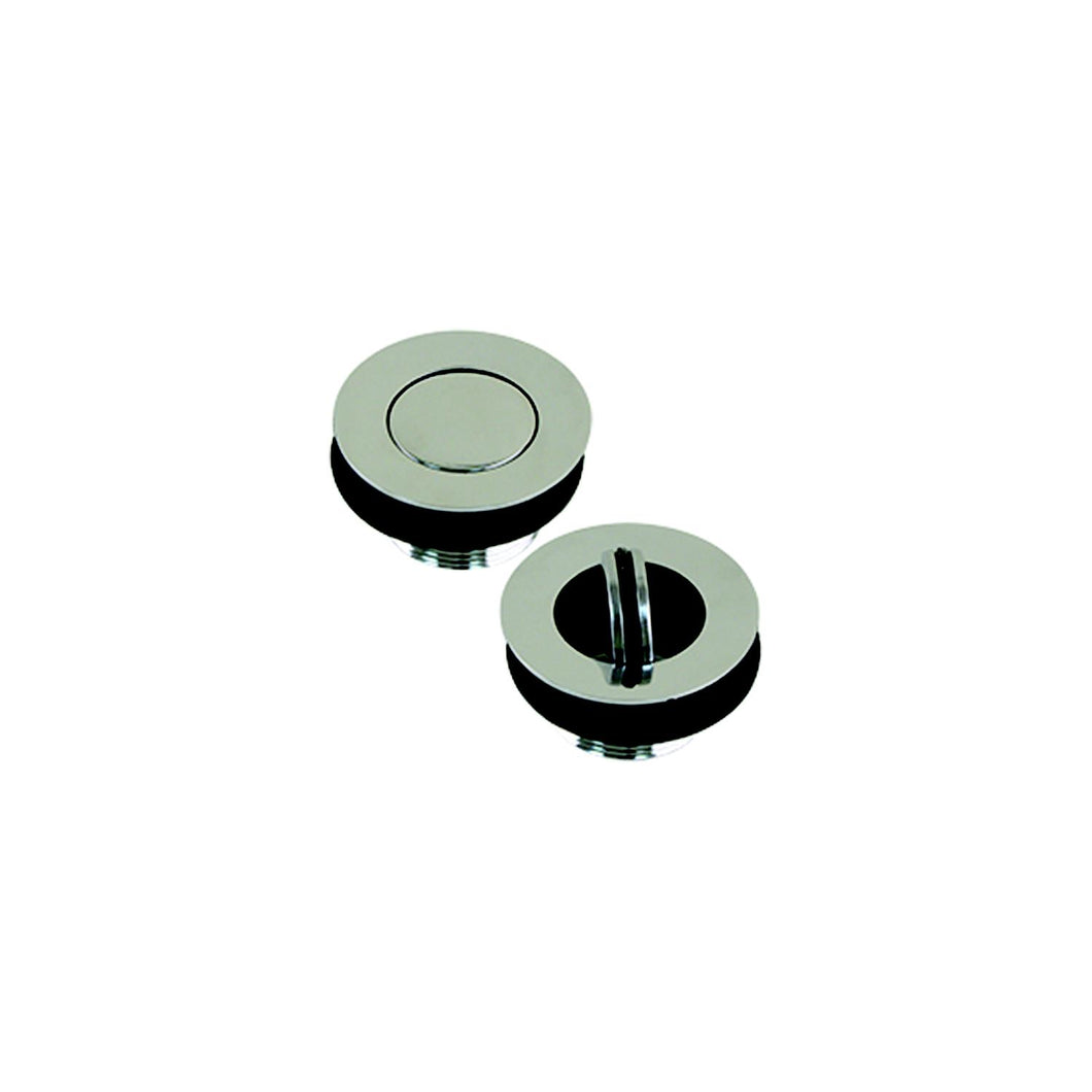 Scandvik Sink Drain, Chrome Plated Brass w/Flip Stopper -Modern Boat Sales & Service